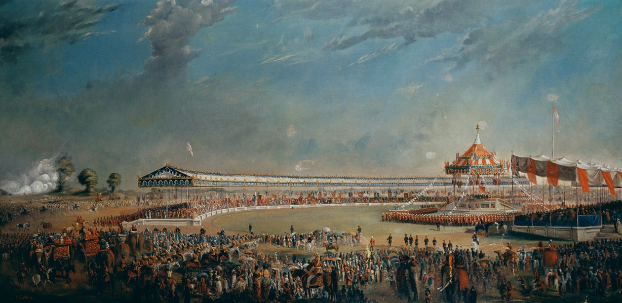 Delhi Durbar, célébration à l
