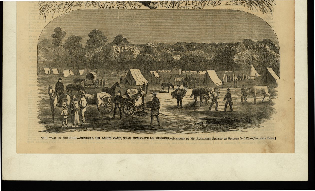 La guerre au Missouri - Général Jim Lane - Alexander Simplot