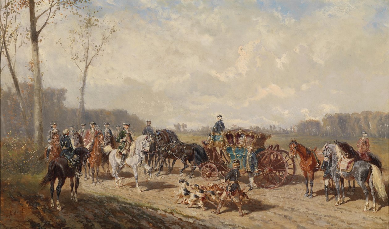 Rencontre à cheval - Alexander von Bensa