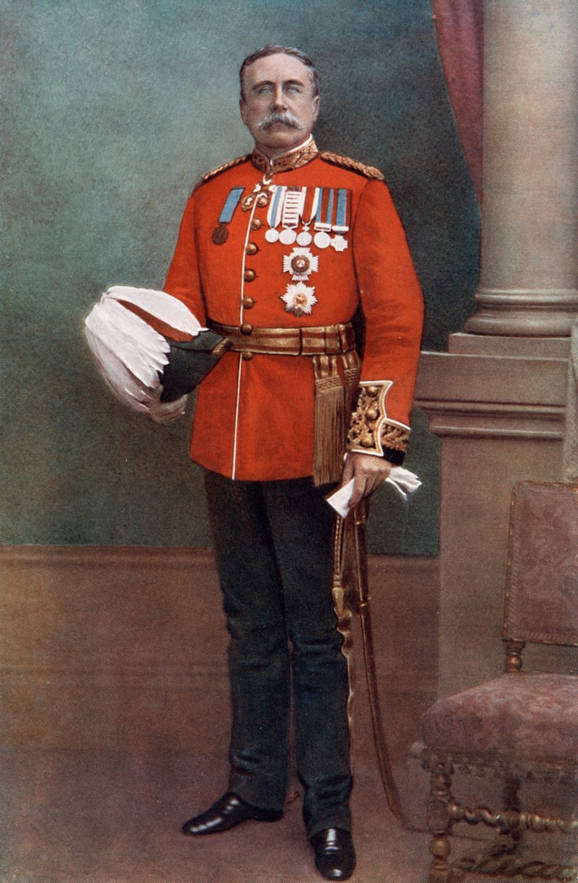Sir William Lockhart, commandant en chef en Inde, vers 1900-1902 - Alexander Bassano