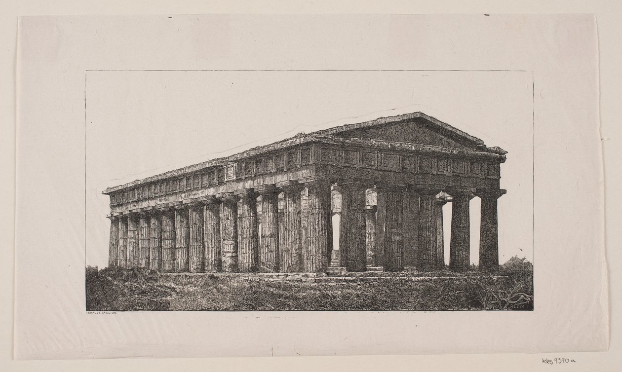 Temple de Poséidon à Paestum - Alexander Blom