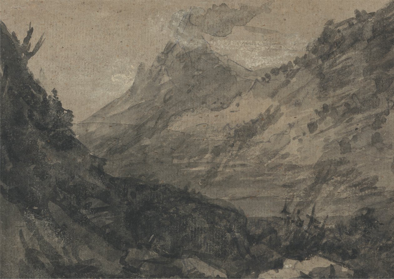Paysage montagneux - Alexander Cozens