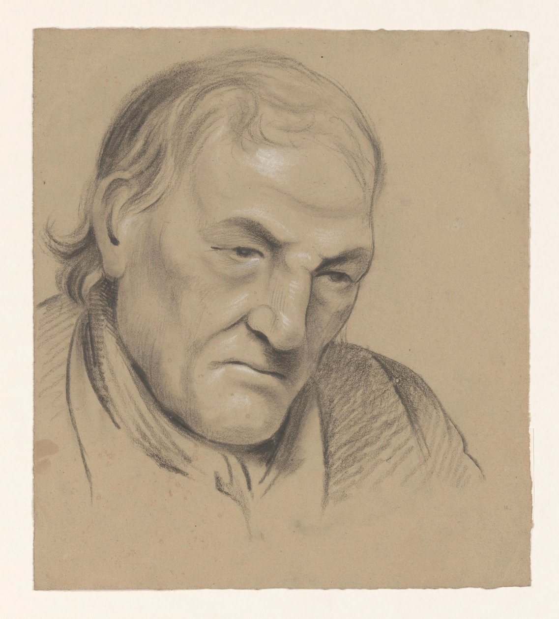 Homme assis torse nu - Alexander Cranendoncq