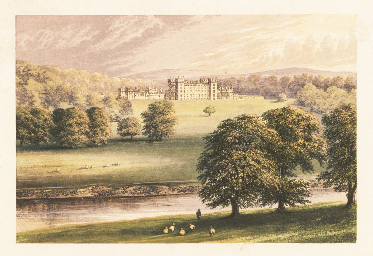 Château de Floors, Roxburghshire, Écosse - Alexander Francis (after) Lydon
