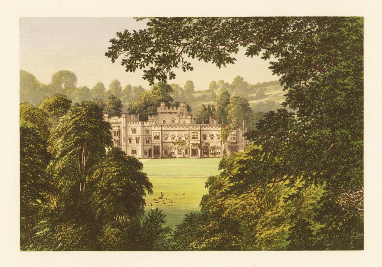 Château de Hampton Court, Herefordshire, Angleterre - Alexander Francis (after) Lydon