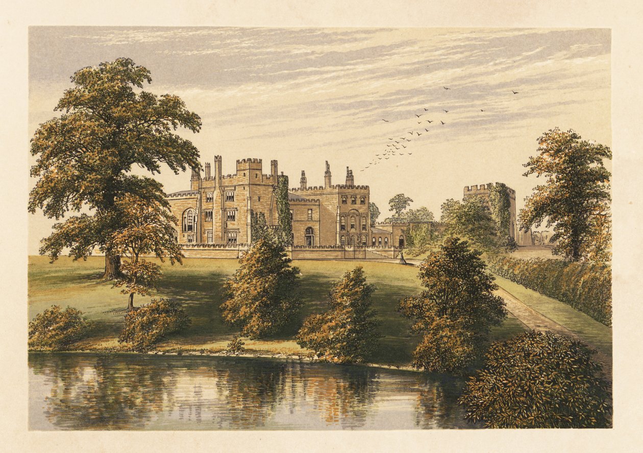 Château de Ripley, Yorkshire, Angleterre, 1880 - Alexander Francis (after) Lydon