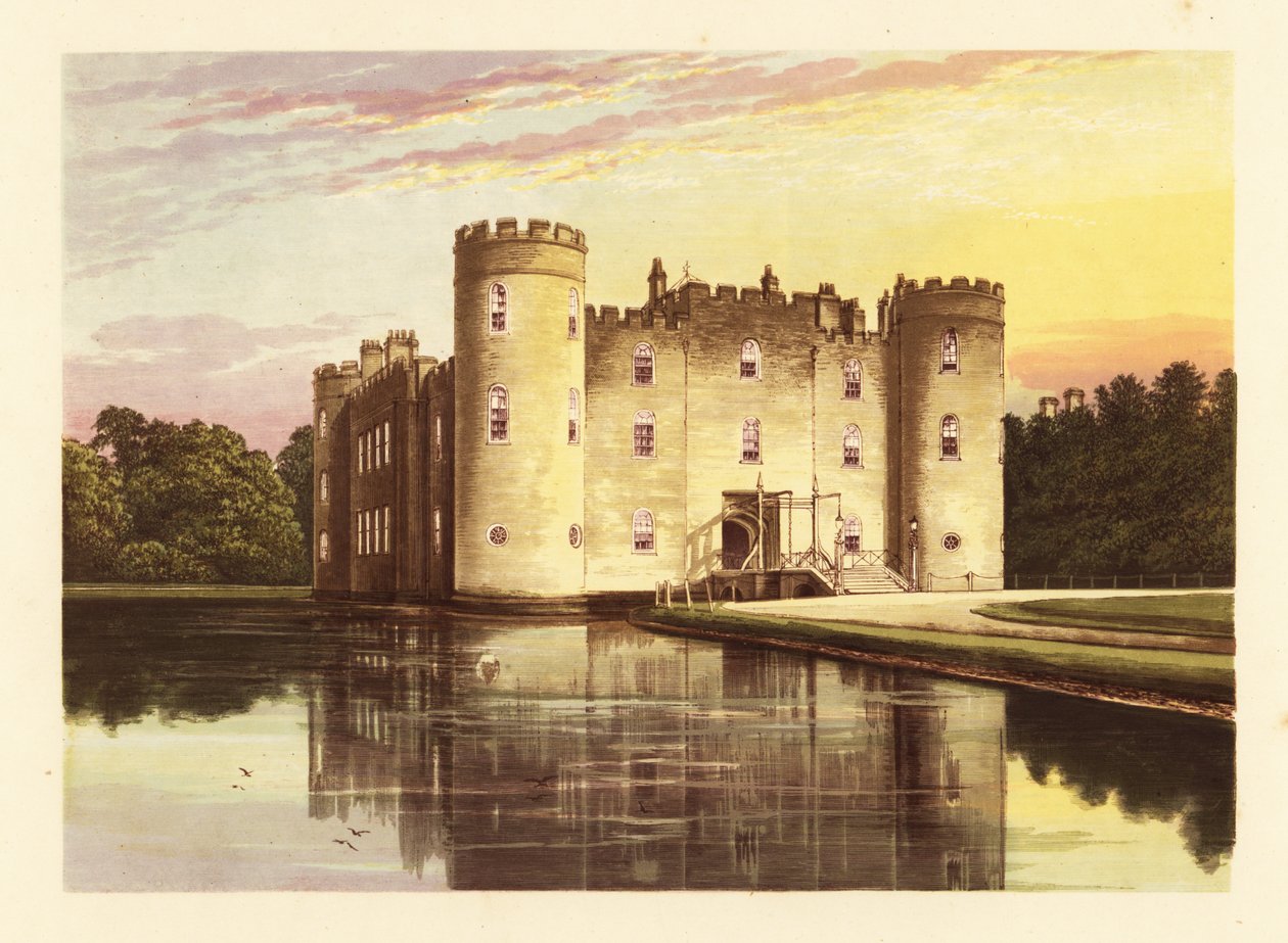 Château de Shirburn, Oxfordshire, Angleterre, 1880 - Alexander Francis (after) Lydon