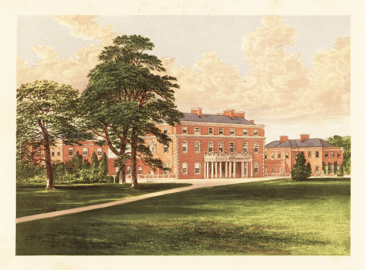 Maison Trafalgar, Wiltshire, Angleterre (gravure) - Alexander Francis (after) Lydon