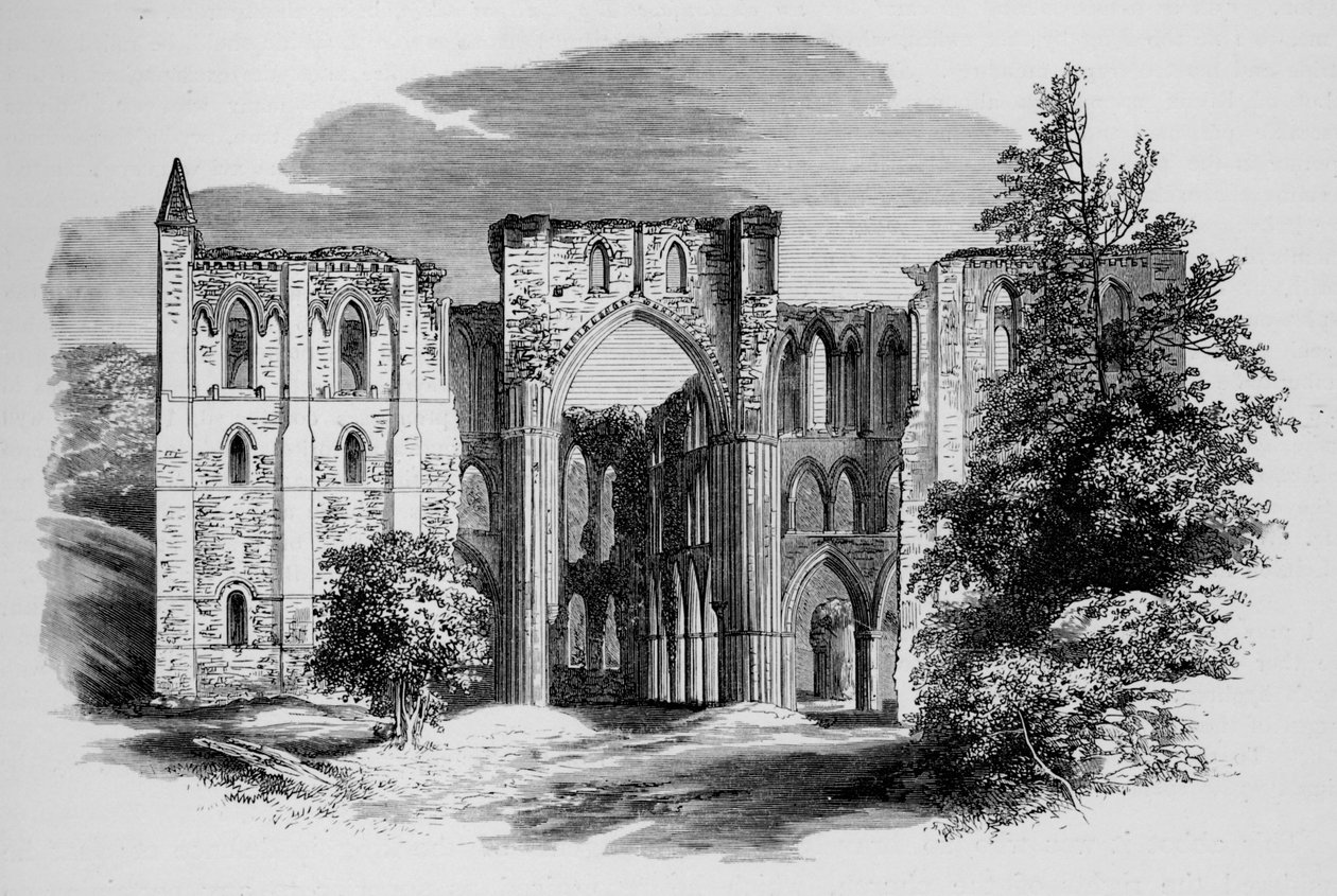 Chœur, du Nord, abbaye de Rievaulx - Alexander Francis Lydon