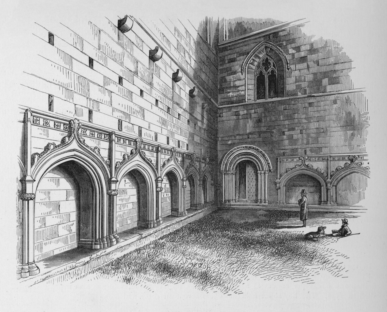 Les Cloîtres, Abbaye de Melrose - Alexander Francis Lydon