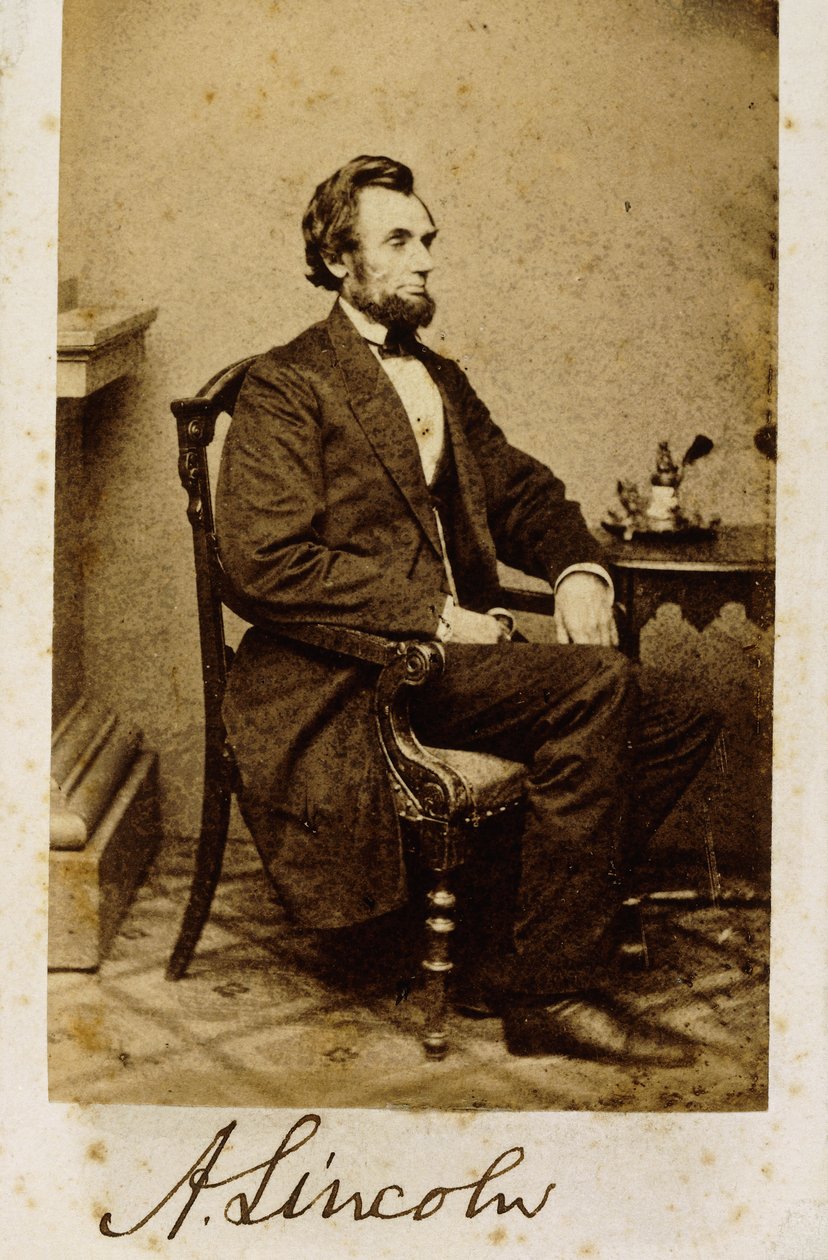 Photographie signée carte-de-visite d