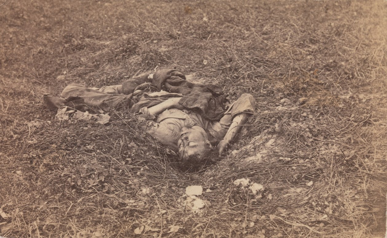 Soldat confédéré [sur le champ de bataille à Antietam], septembre 1862 - Alexander Gardner