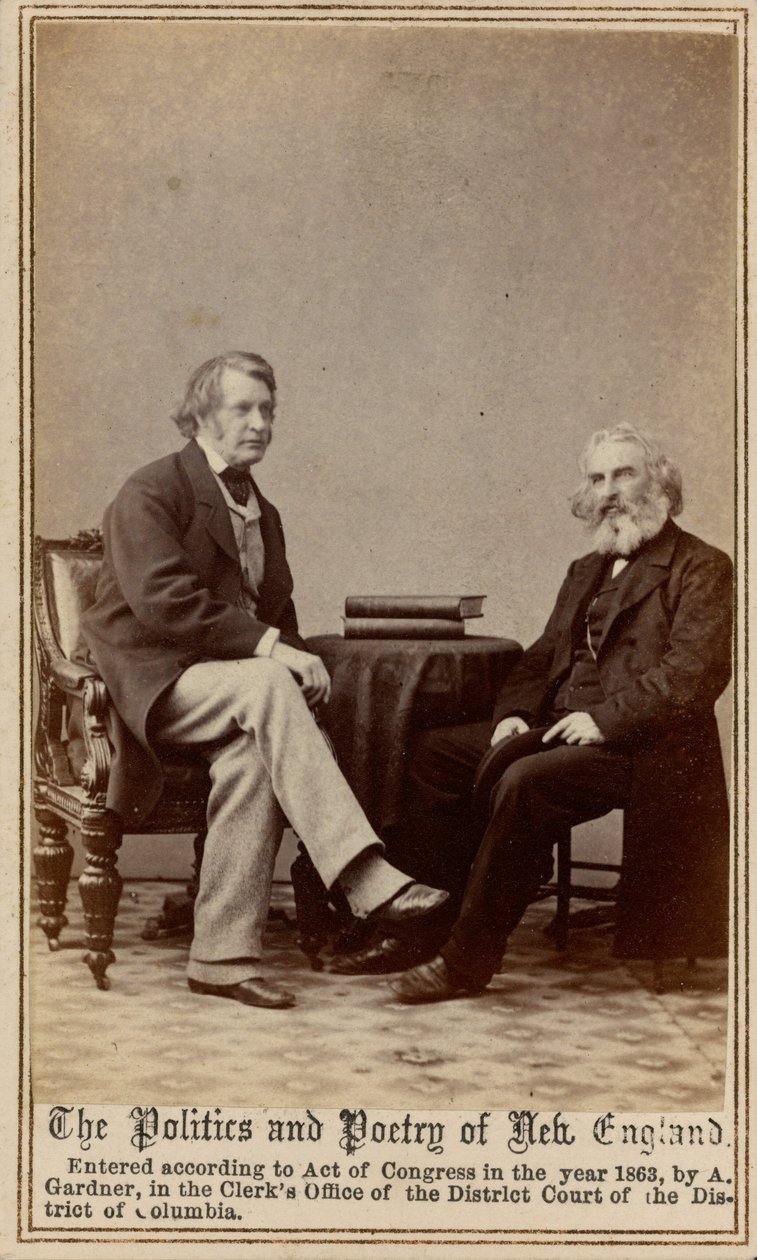La politique et la poésie de la Nouvelle-Angleterre, 1863 (photo) - Alexander Gardner