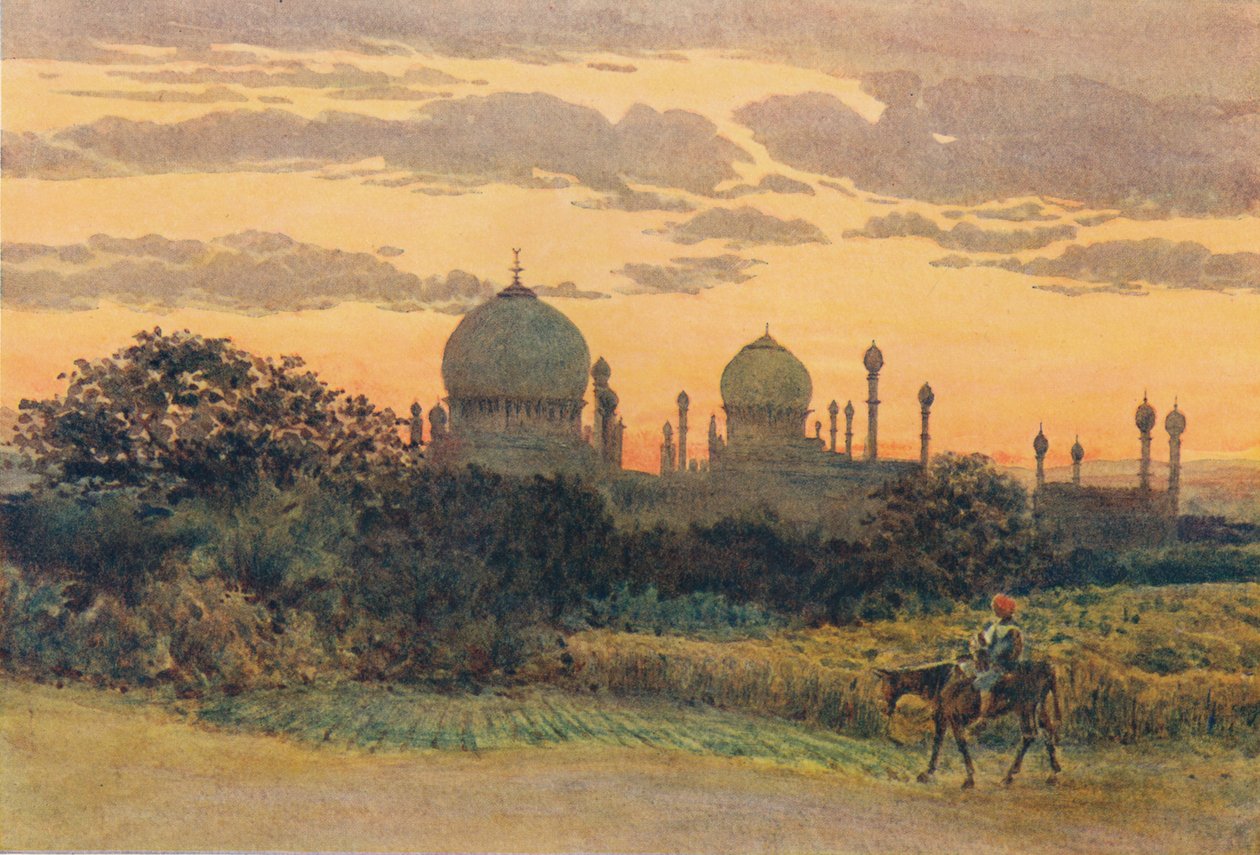 Coucher de soleil derrière l