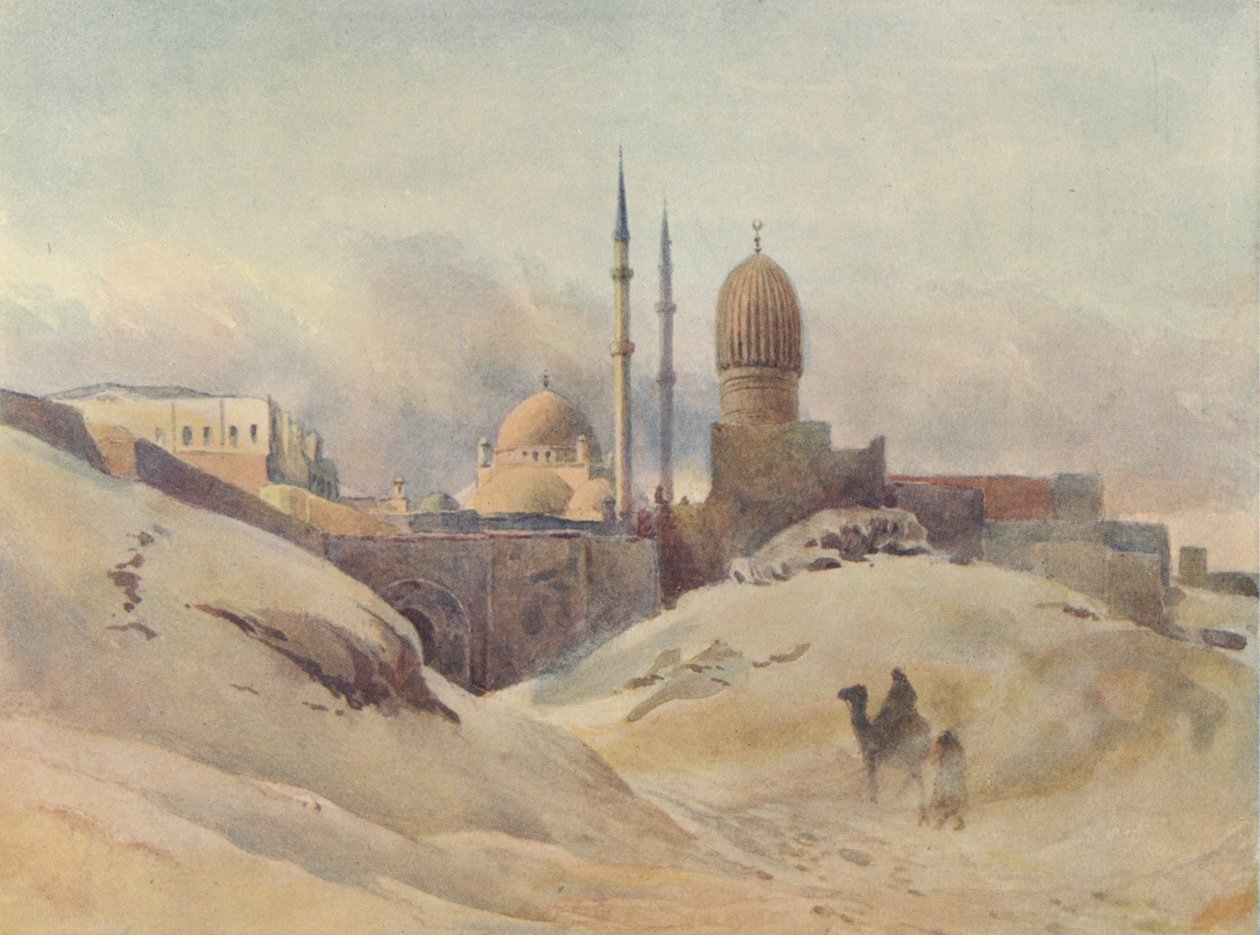 La Citadelle, Le Caire, dans une tempête de sable - Alexander Henry Hallam Murray