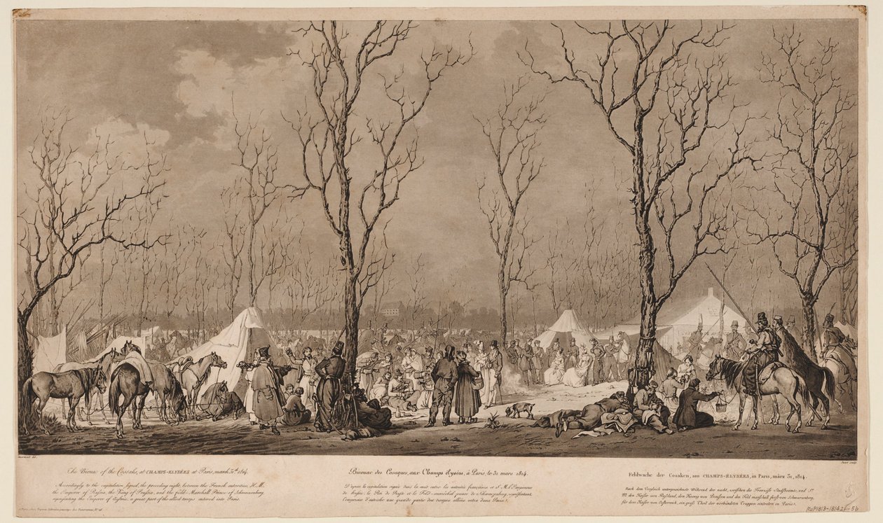 Bivouac des Cosaques sur l