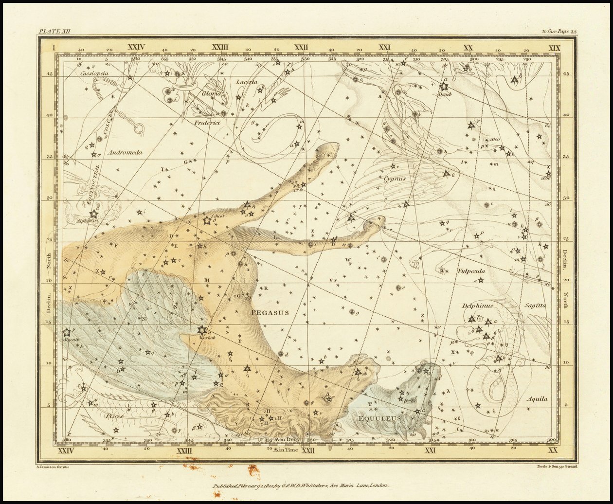 1822 - Alexander Jamieson - Pegasus et Equuleus - Alexander Jamieson
