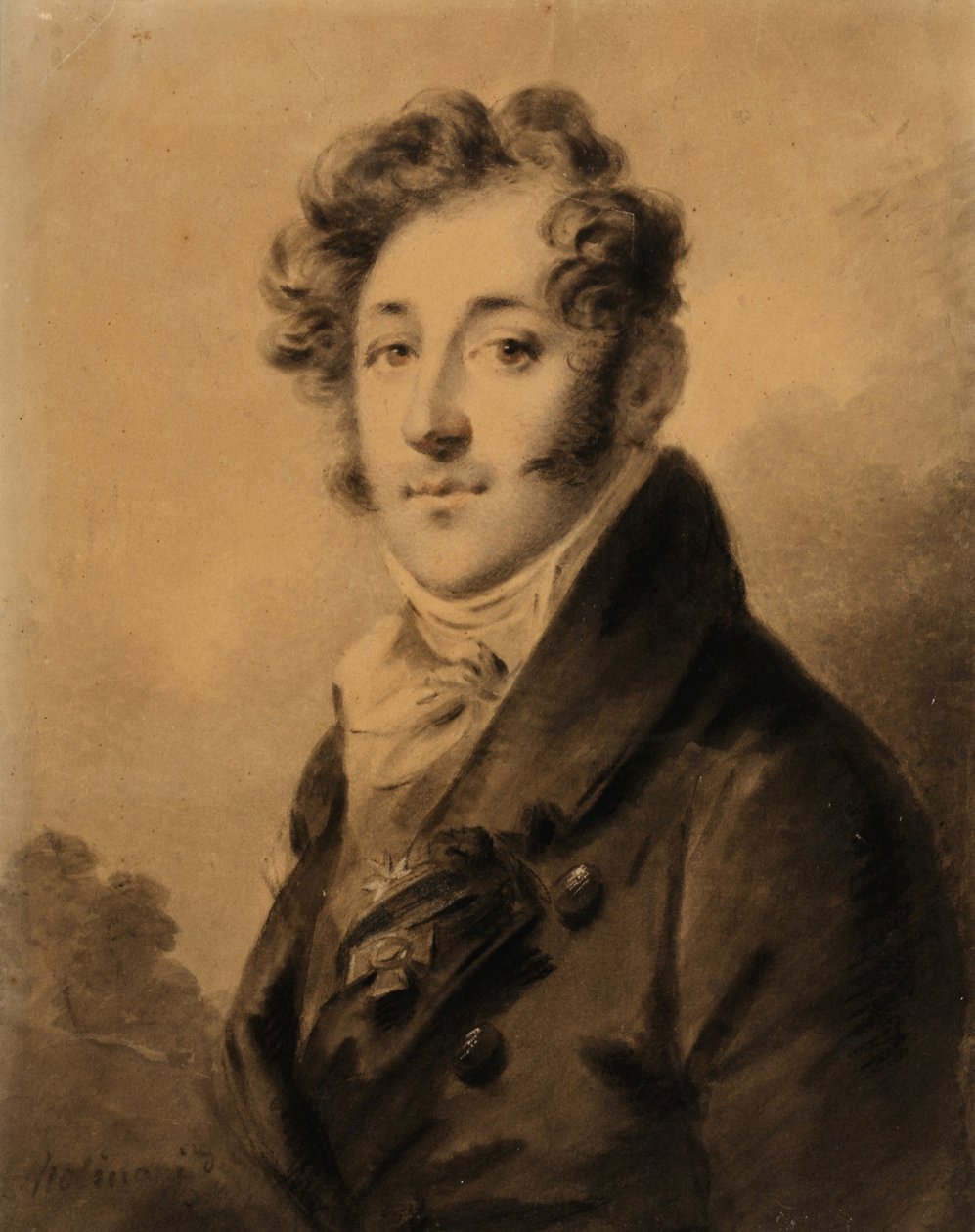 Portrait de Konstantin Yakovlevich Bulgakov 1782-1835, 1800s - Alexander Molinari