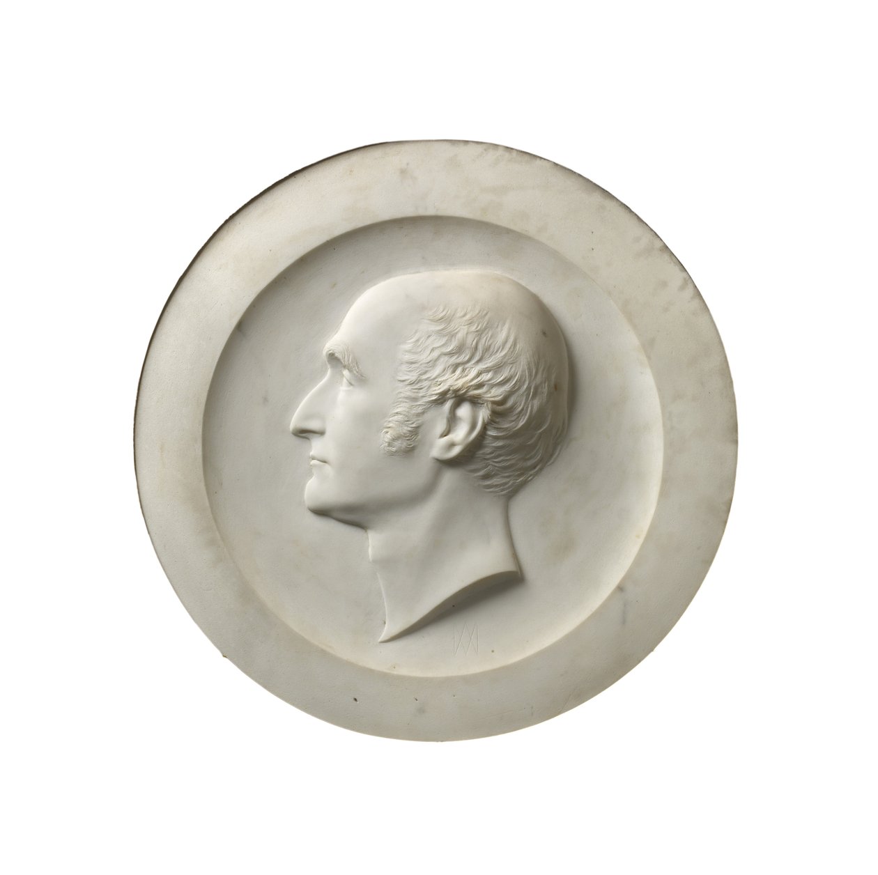 Portrait de profil du Révérend Dr Henry Wellesley, 1856 (marbre de Carrare) - Alexander Munro