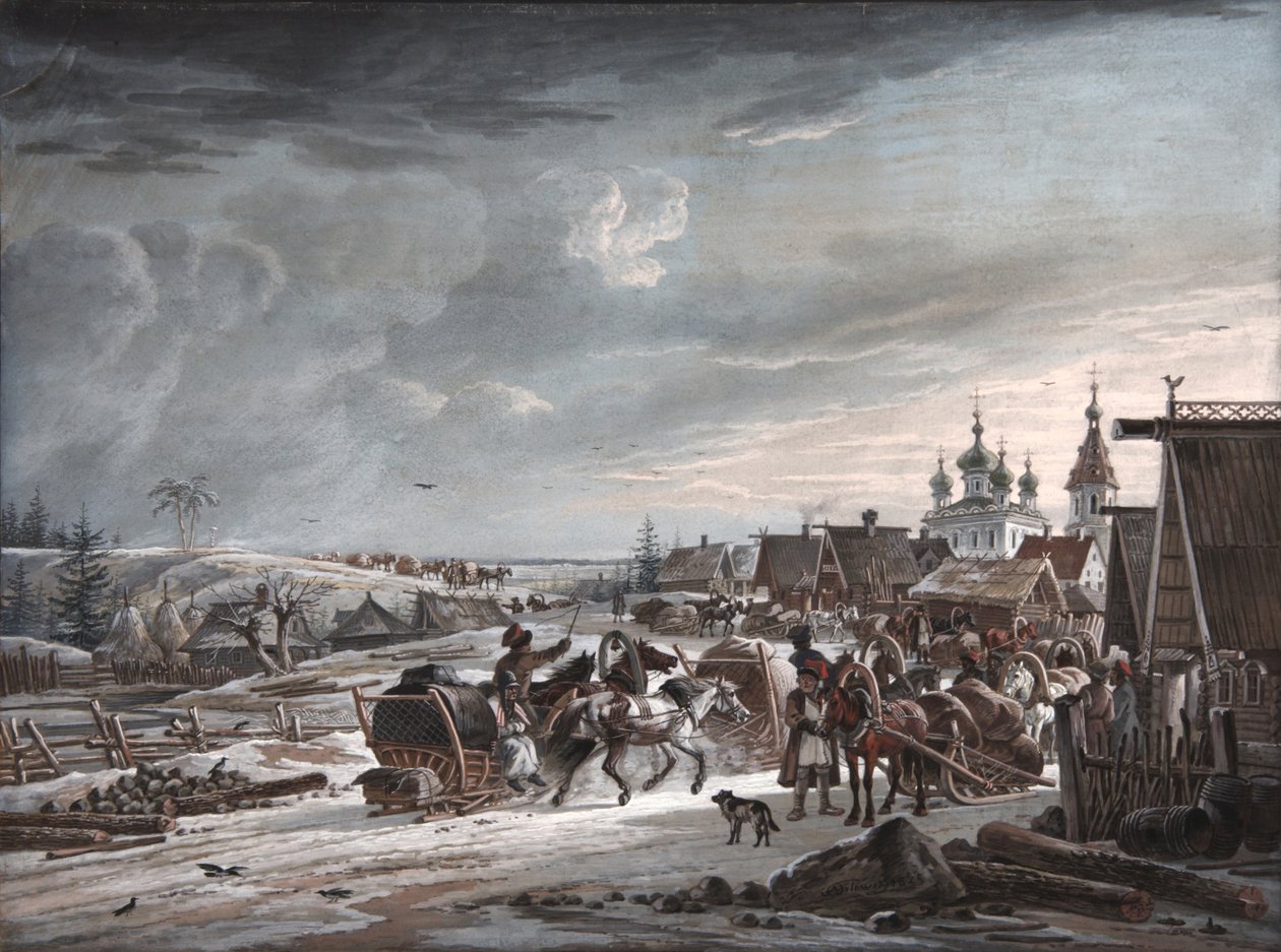 Hiver, 1825 - Alexander Osipovich Orlowski