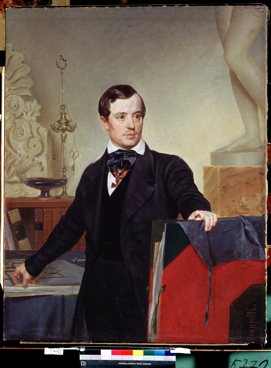 Portrait du peintre et architecte Alexander Briullov - Alexander Pavlovich Briullov