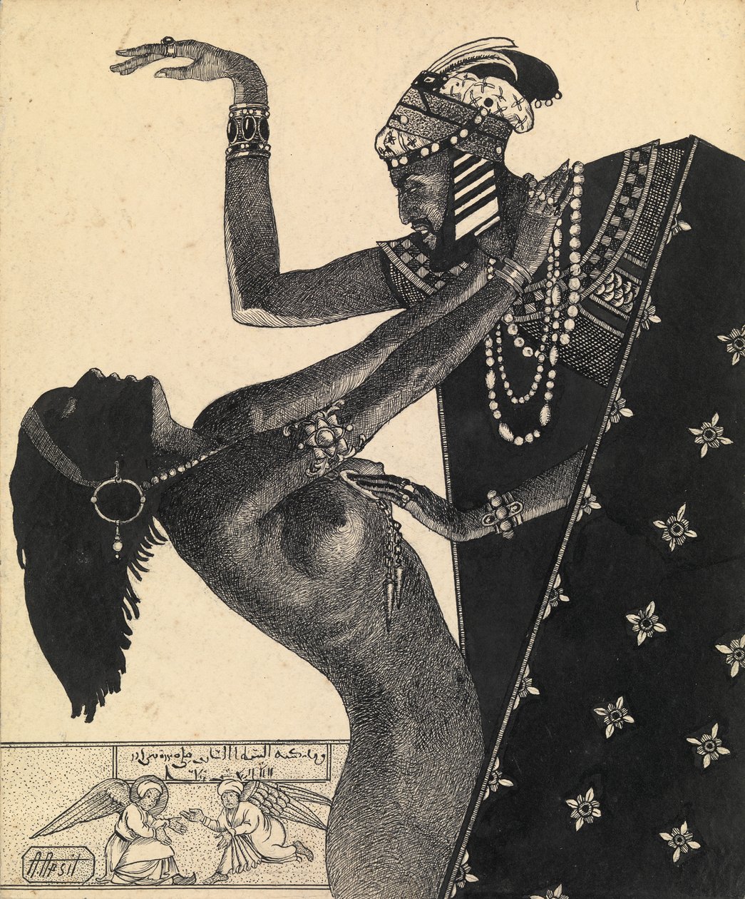 Illustration du livre Les Mille et Une Nuits - Alexander Petrovich Apsit