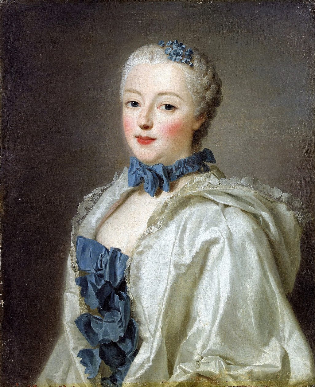 Portrait of Farncoise Marguerite de Sévigné, Countess of Grignan (1646-1705) - Alexander Roslin