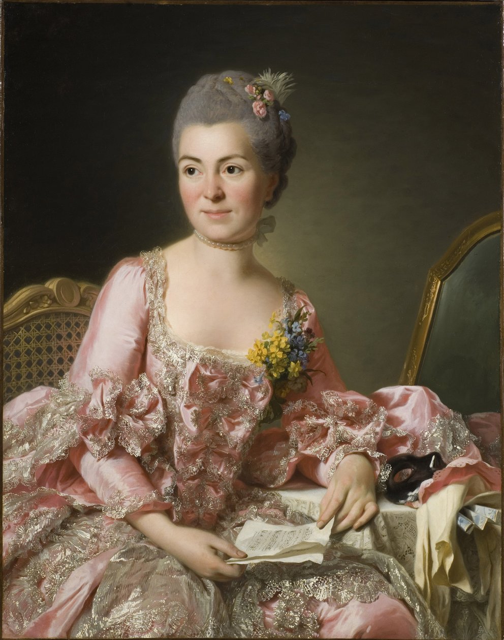 Portrait de Marie-Suzanne Giroust, Madame Roslin 1734-1772, 1770 - Alexander Roslin