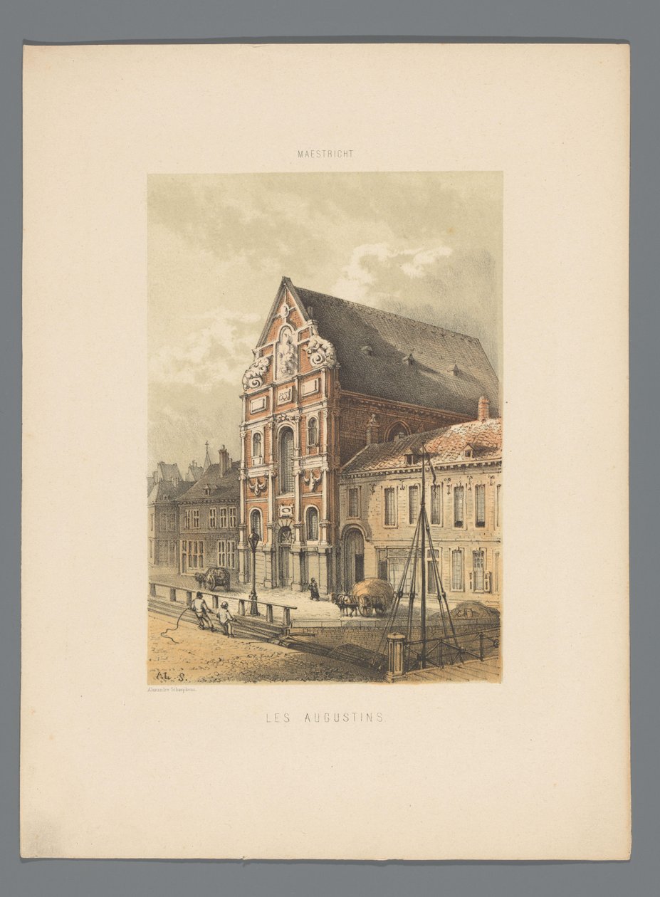 Église des Augustins à Maastricht (série Monuments de Maestricht) - Alexander Schaepkens