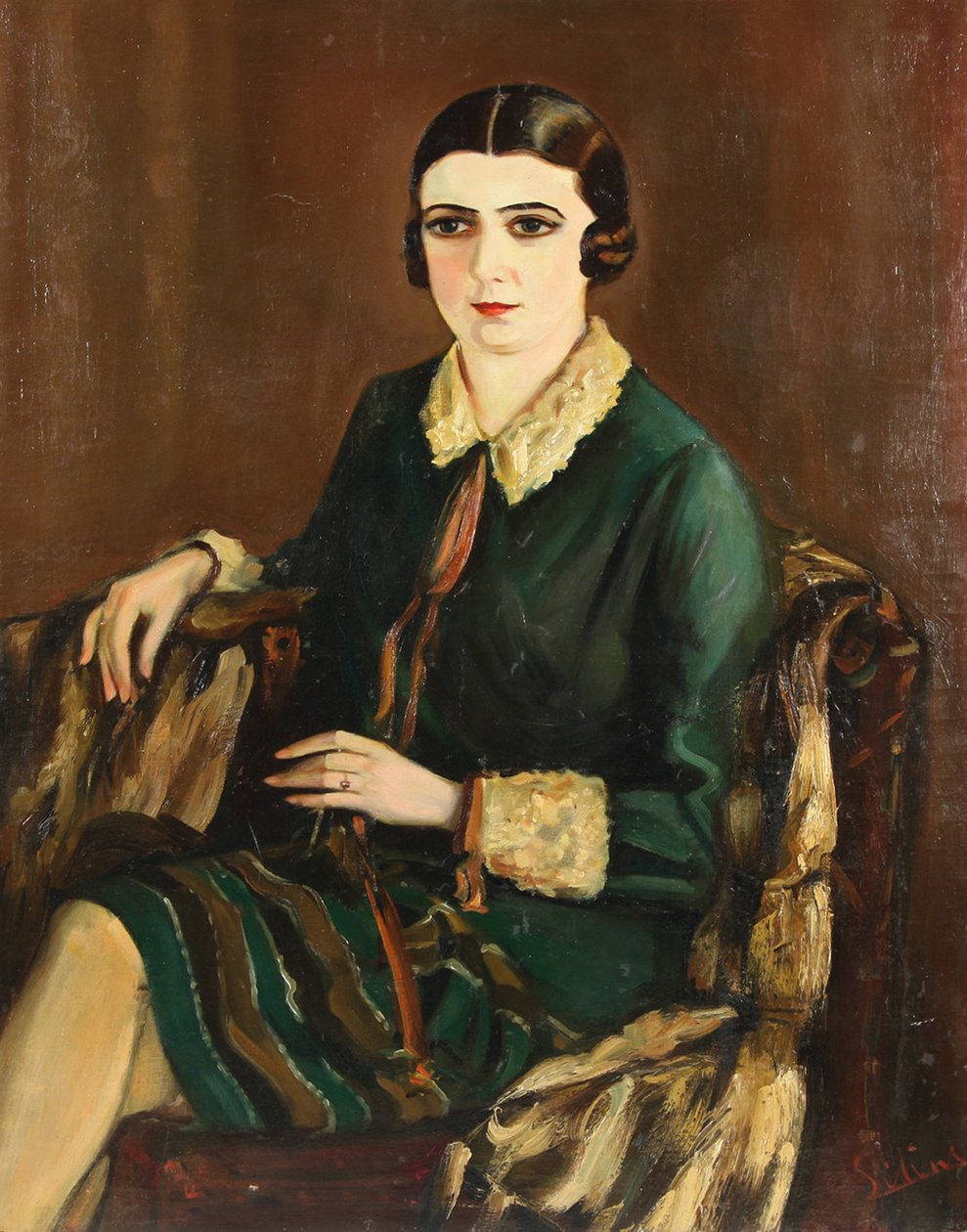 Portrait de Lilya Brik 1891-1978, 1921 - Alexander Silins