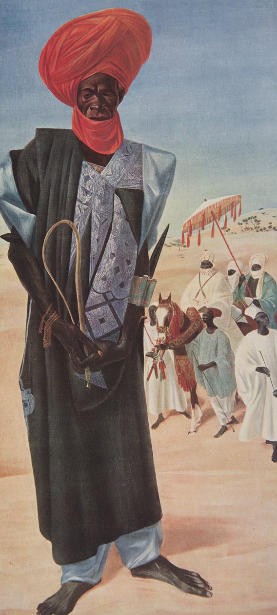Magemma, chef des cavaliers du Sultan Sery ussa de Maradi, territoire du Niger - Alexander Yakovlev