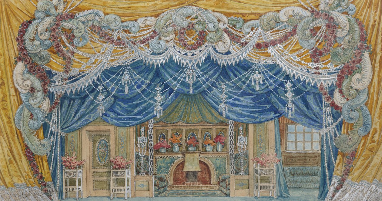Décor de scène, années 1920 - Alexander Yakovlevich Golovin
