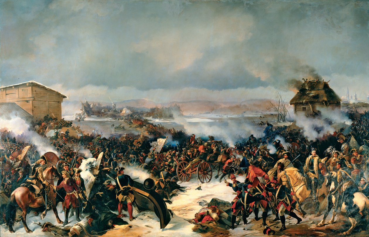 La bataille de Narva, le 19 novembre 1700 - Alexander von Kotzebue