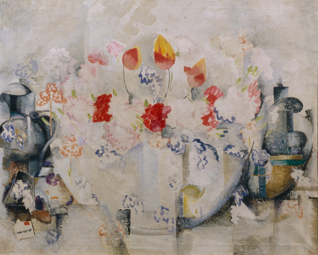 Vase avec des fleurs - Alexandra Alexandrowna Exter
