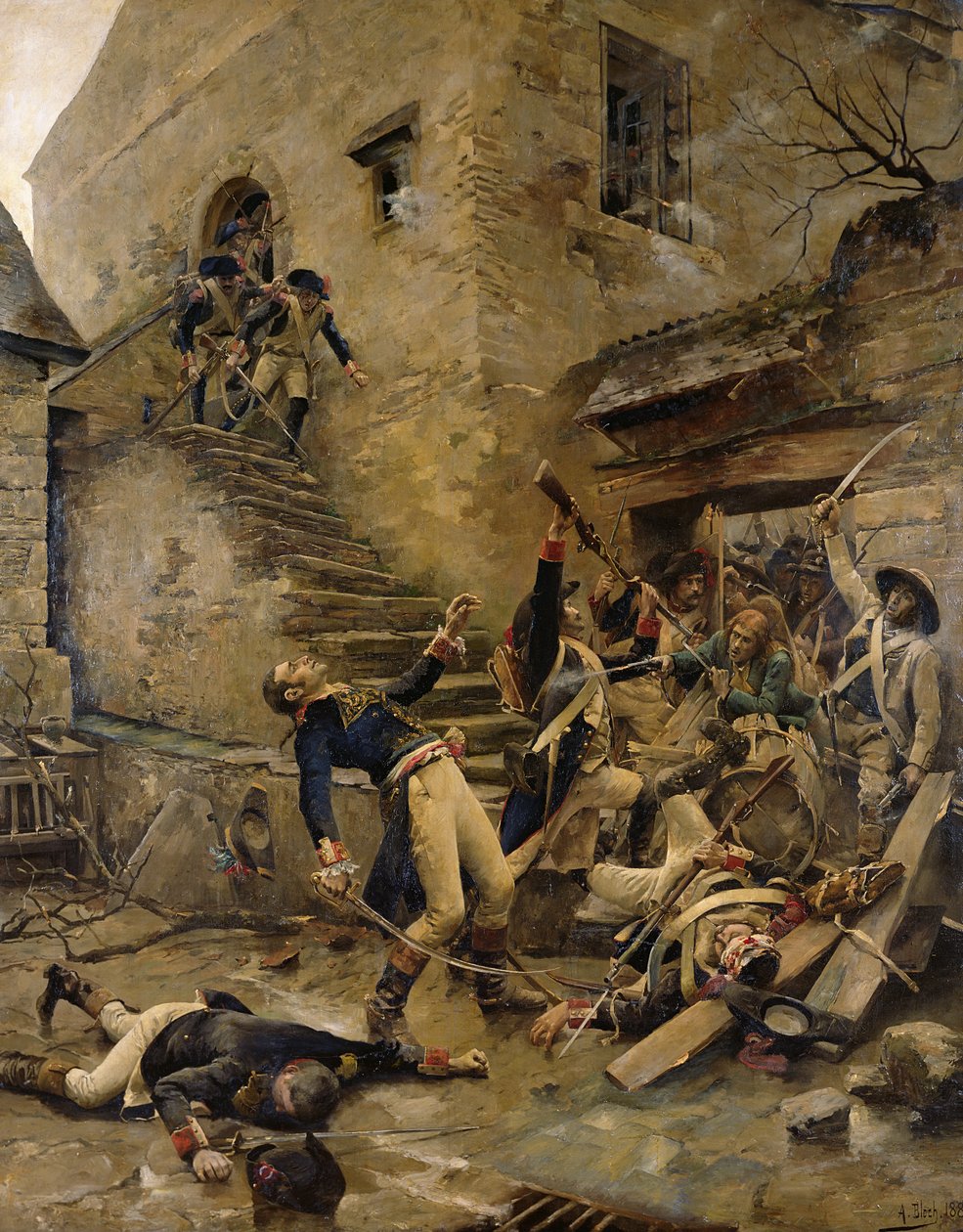 Mort du général Beaupuy, 1888 - Alexandre Bloch