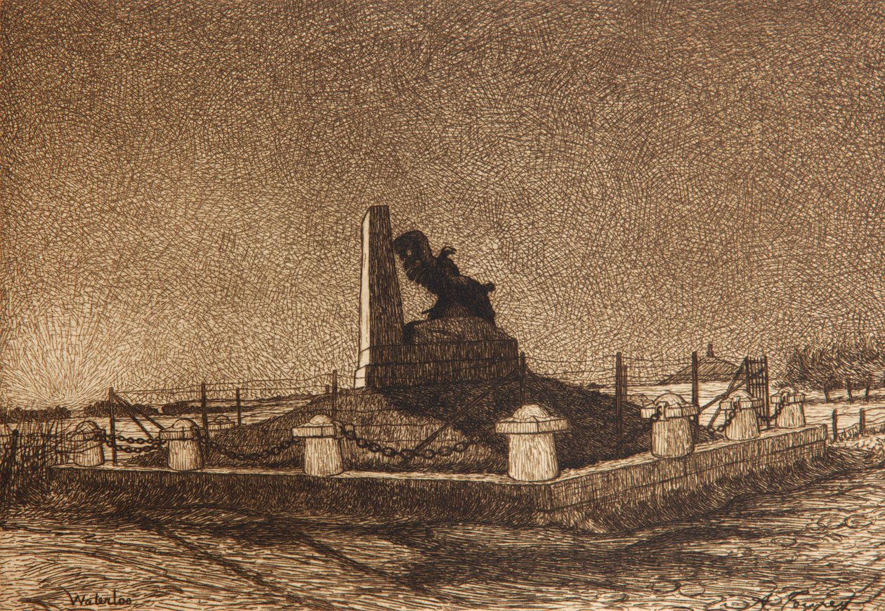 Le monument aux Français sur la route de Genappe, de 