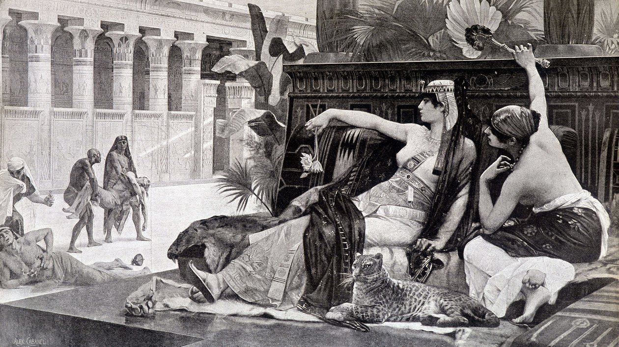 Cléopâtre essayant des poisons sur ses sujets - after Alexandre Cabanel