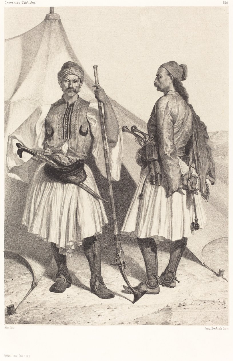 Arnautes, Égypte - Alexandre Bida
