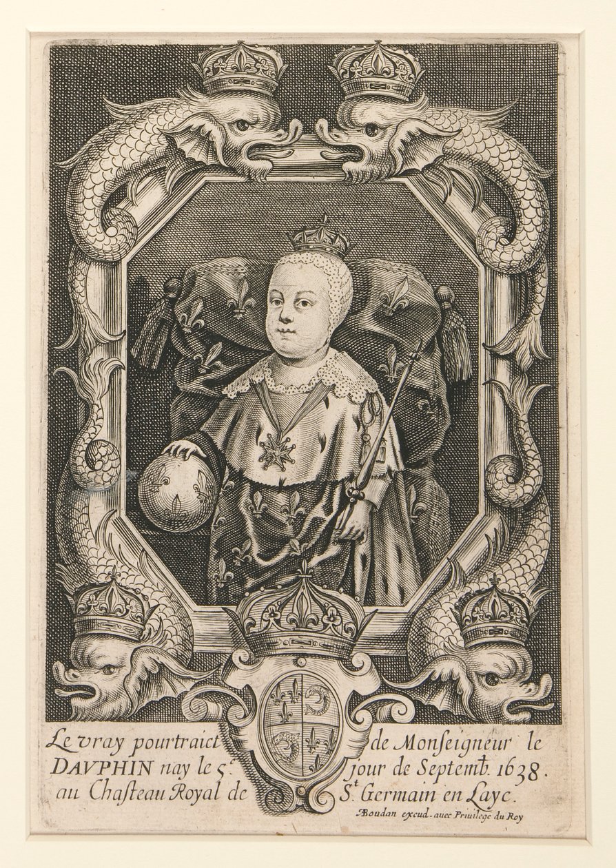 Portrait de Louis XIV en tant que Dauphin - Alexandre Boudan