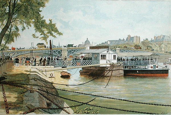 Le Ponton à Suresnes, à côté du Pont des Saints Pères - Alexandre Brun
