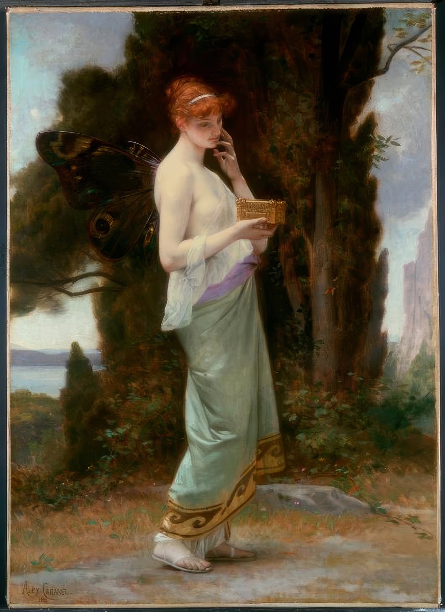 A.Cabanel, Psyché avec la boîte de Proserpine / Peinture, 1881 - Alexandre Cabanel