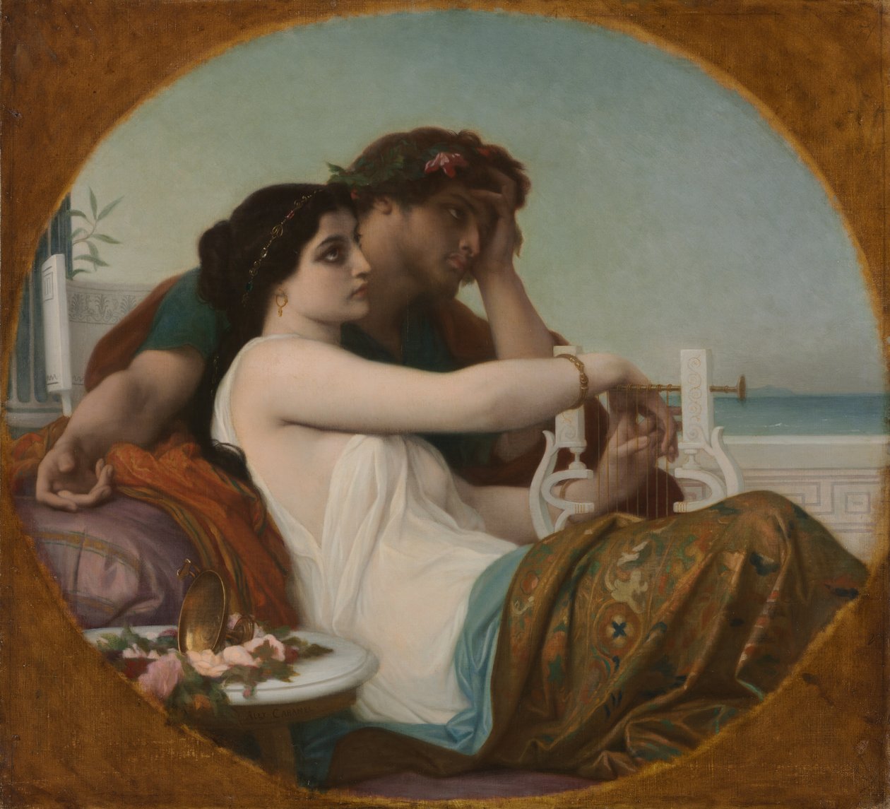 Algues et Boniface, vers 1857 (huile sur toile) - Alexandre Cabanel
