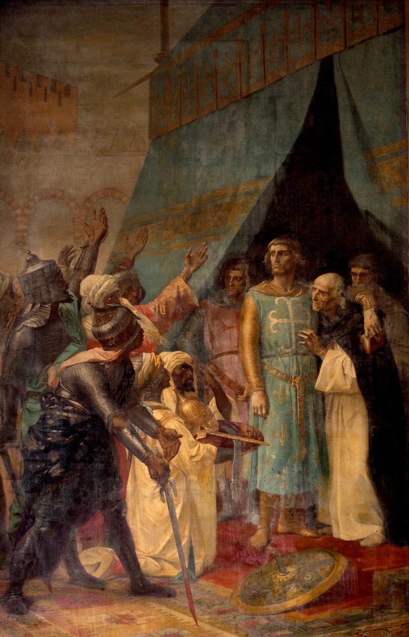 Septième croisade : le roi Louis IX (Saint Louis) (1214-1270) à Jérusalem - Alexandre Cabanel
