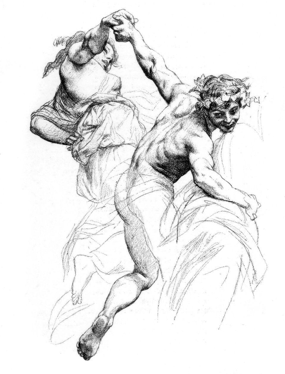 Étude pour Le Triomphe de Flore, vers 1880-1882 - Alexandre Cabanel