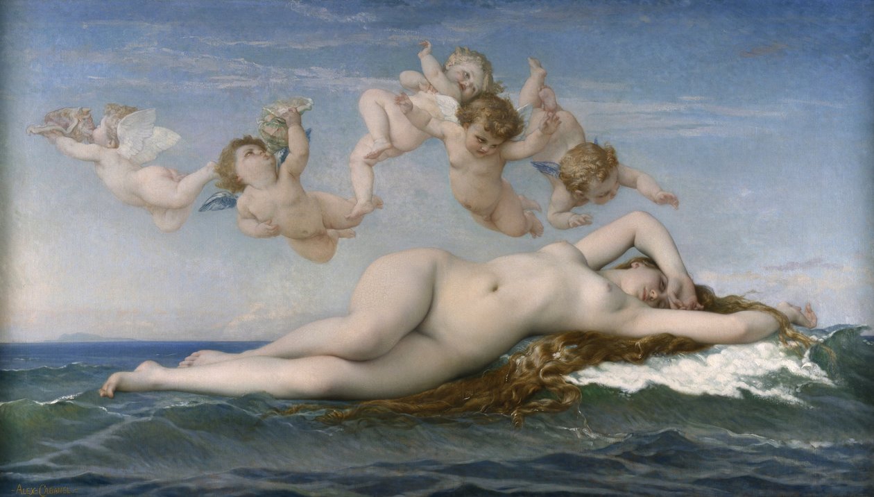 La Naissance de Vénus, 1863 - Alexandre Cabanel