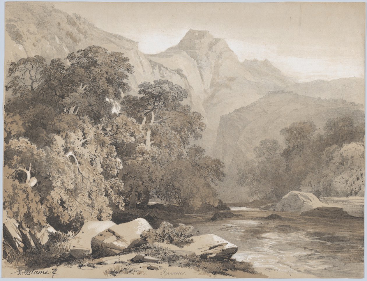 Paysage - Alexandre Calame