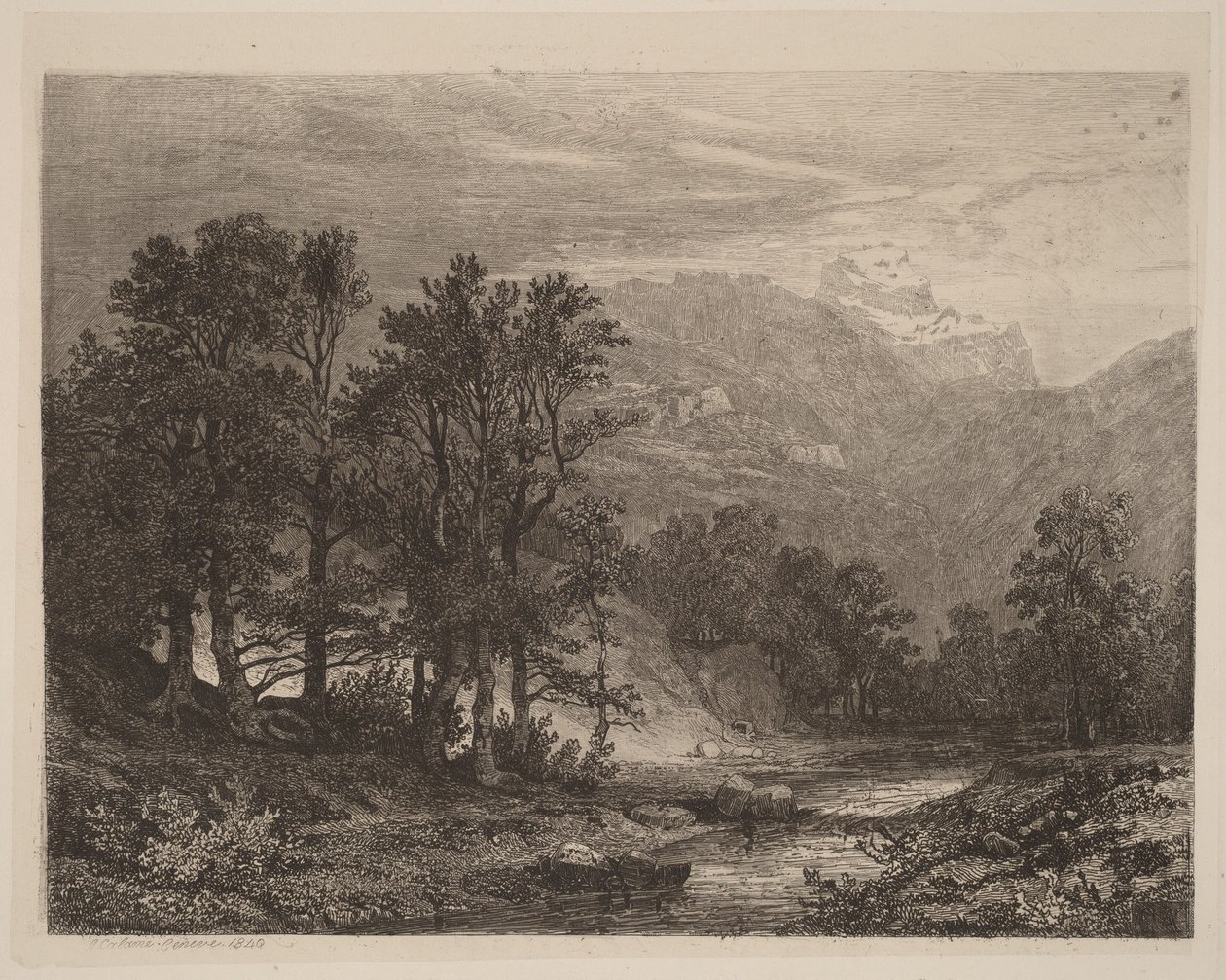 Ruisseau de montagne - Alexandre Calame
