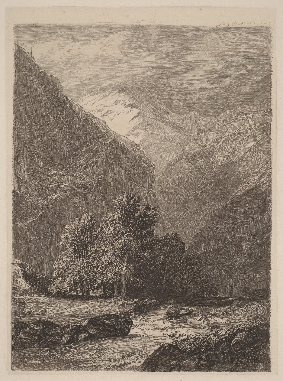 Ruisseau de montagne - Alexandre Calame