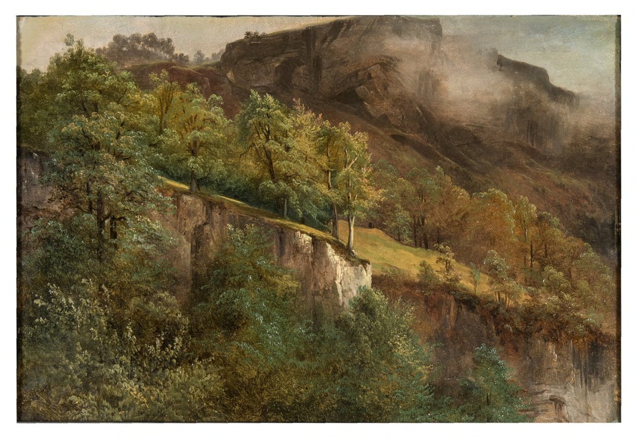 Paysage montagneux en Valais - Alexandre Calame