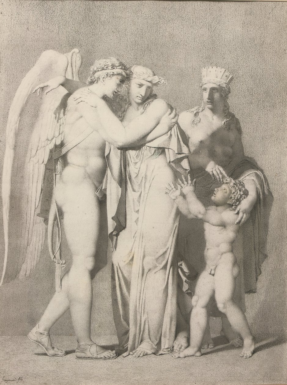Cupidon et Psyché - Alexandre Evariste Fragonard